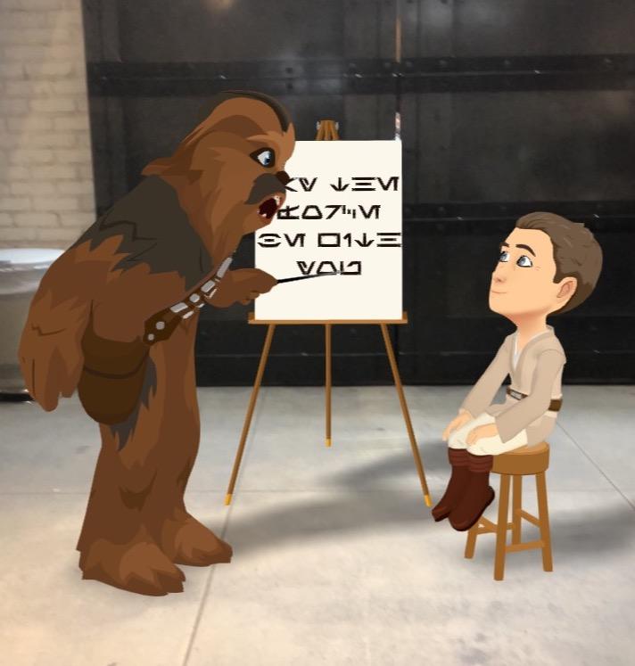 Snapchat Chewbacca Bitmoji Lens