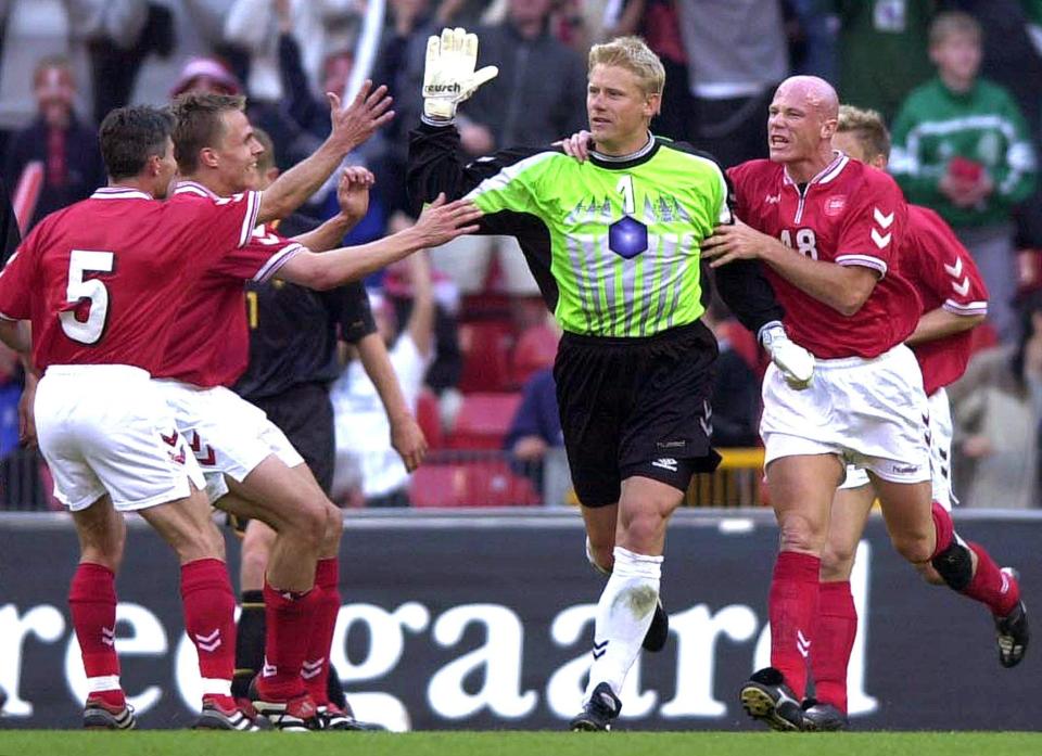  The Great Dane, who scored once for his country, received strong backing on Twitter