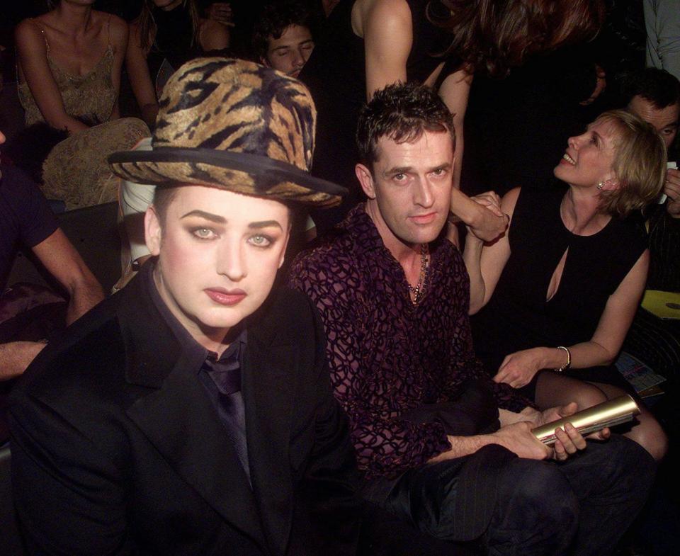  Everett and singer Boy George, pictured in 1997