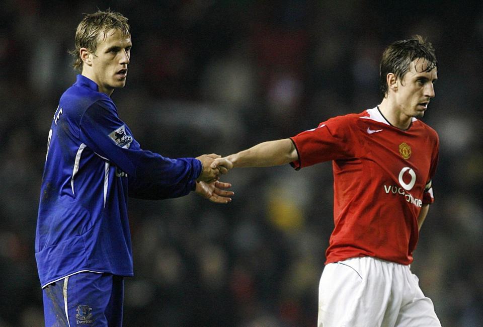  Before Phil joined Everton and they faced each other