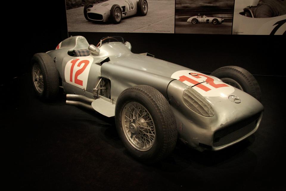  The only Mercedes on the list, the W196 was driven by five-time F1 world champion Juan Manuel Fangio