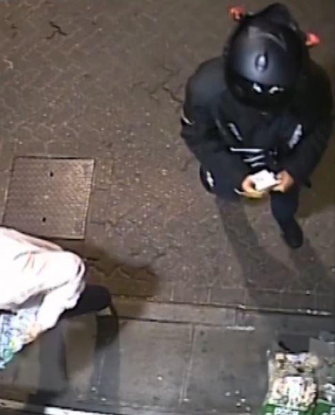  One of the muggers was armed with a 'particularly gruesome weapon'