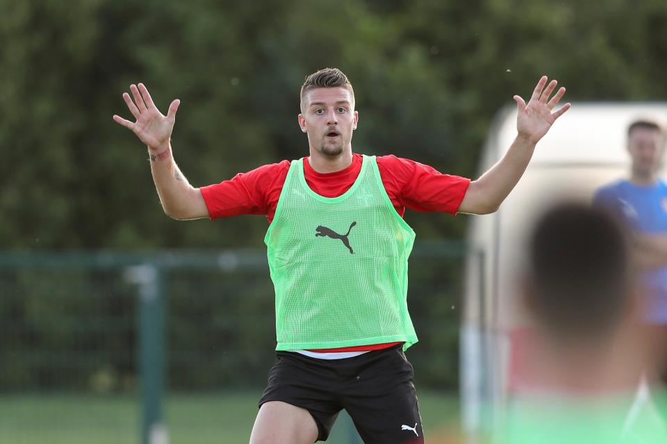  Lazio's Sergej Milinkovic-Savic has the potential to play in the Premier League