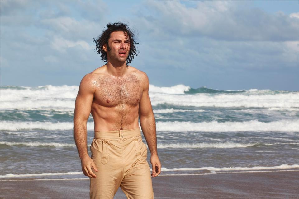  Poldark's season four launch will see Aidan once again get his kit off