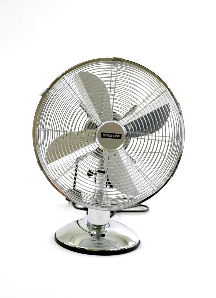  This retro-looking fan did the job pretty well