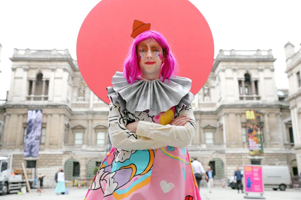  I didn't cause much of a stir at The Royal Academy
