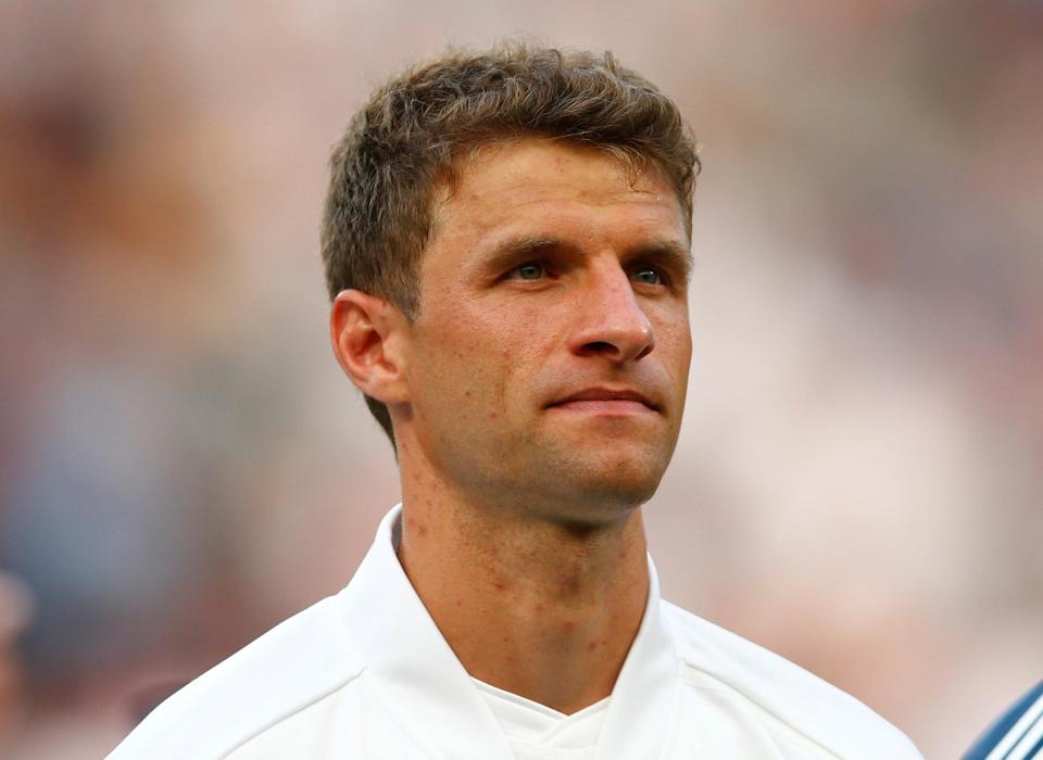  Thomas Muller always offers a danger when wearing the white of Die Mannschaft