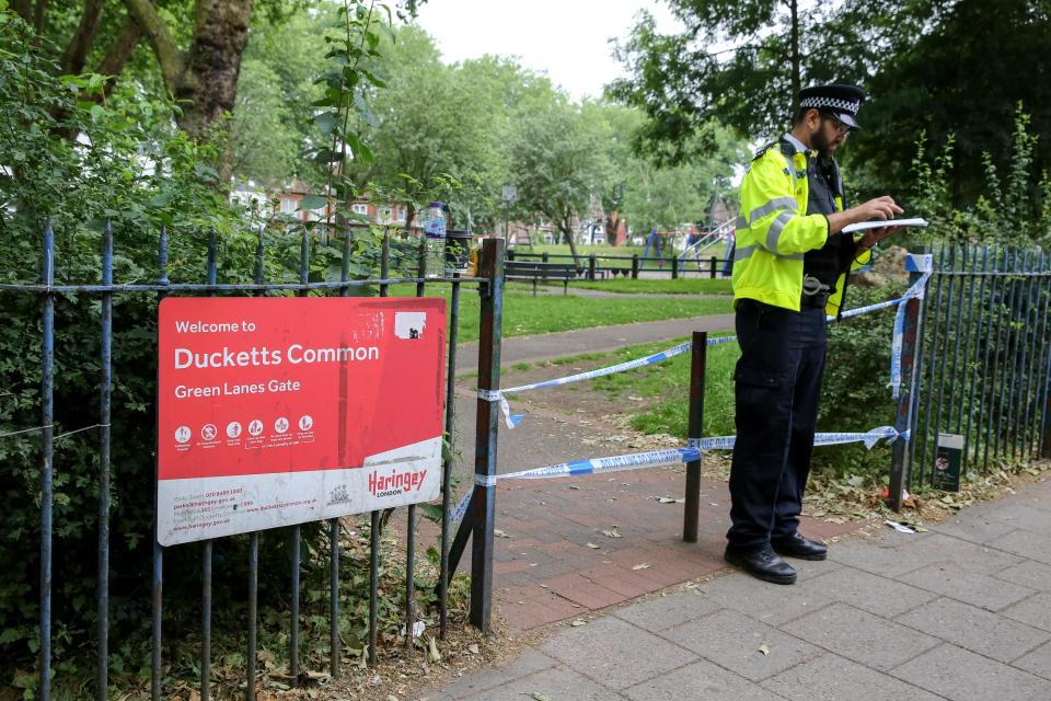  Local residents said the area where the man was stabbed was well-known to be used for drug dealing