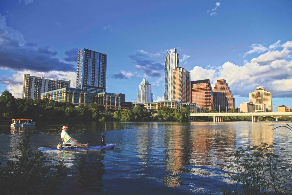The stunning Austin skyline