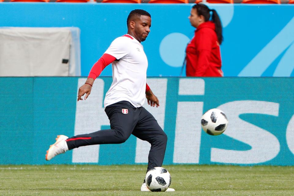  Former Schalke winger Jefferson Farfan is vying to start against the Euro 1992 winners