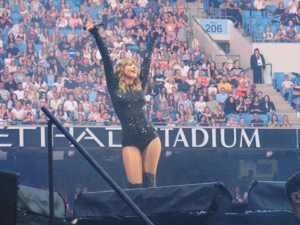  Taylor, 28, sold just 38,000 out of 56,000 tickets for her opening night in Manchester