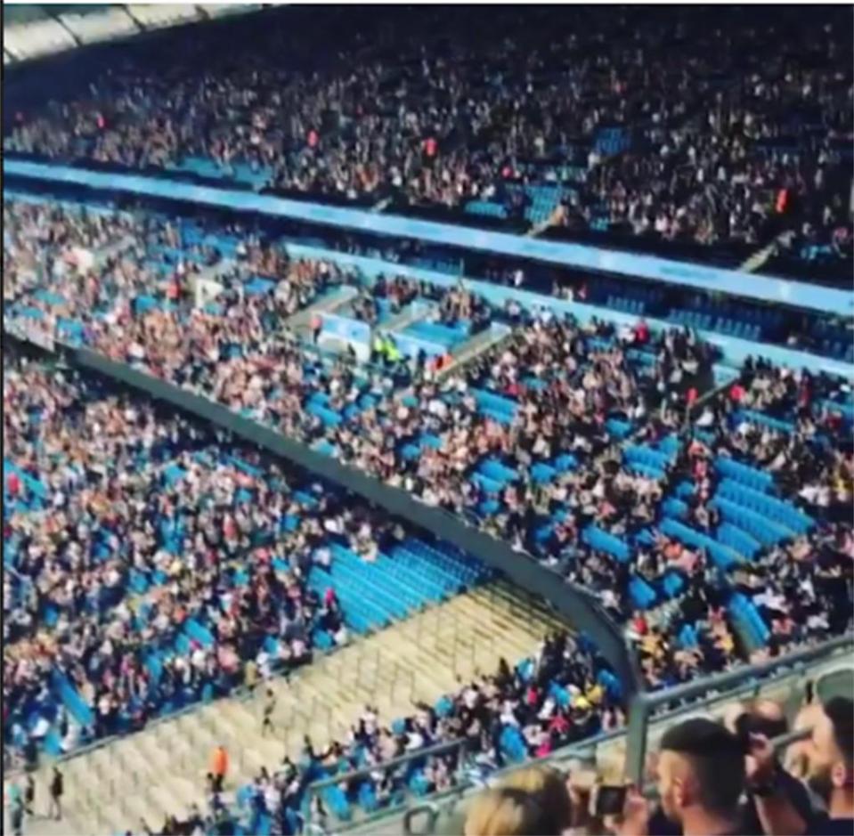  The US star's dates at Wembley are expected to feature swathes of empty seats