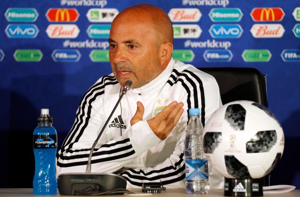 Argentina boss Jorge Sampaoli is a man with a plan