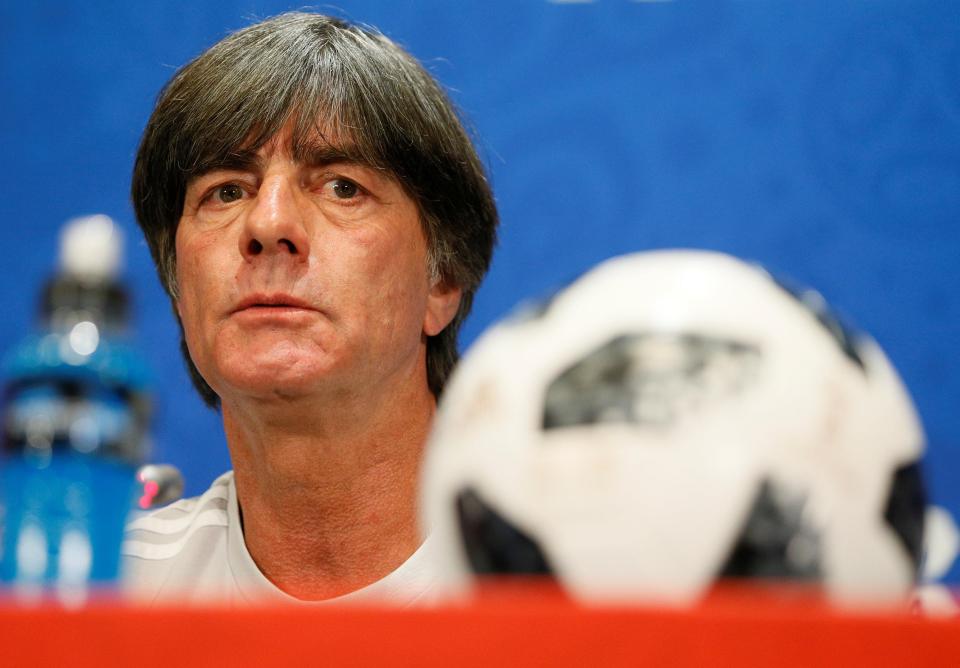  Germany boss Joachim Low will know the poor history of defending champions in opening games