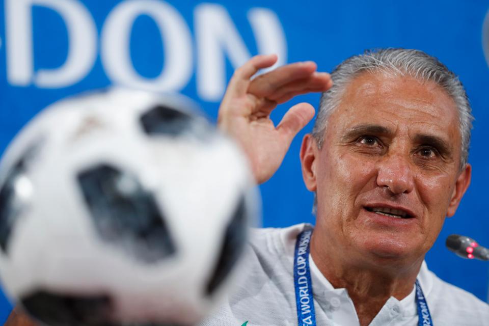  Brazil manager Tite will warn his talented team about complacency