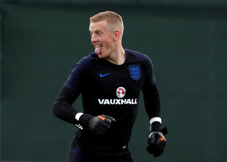  Jordan Pickford has been chosen as Southgate's No1 but he lacks experience
