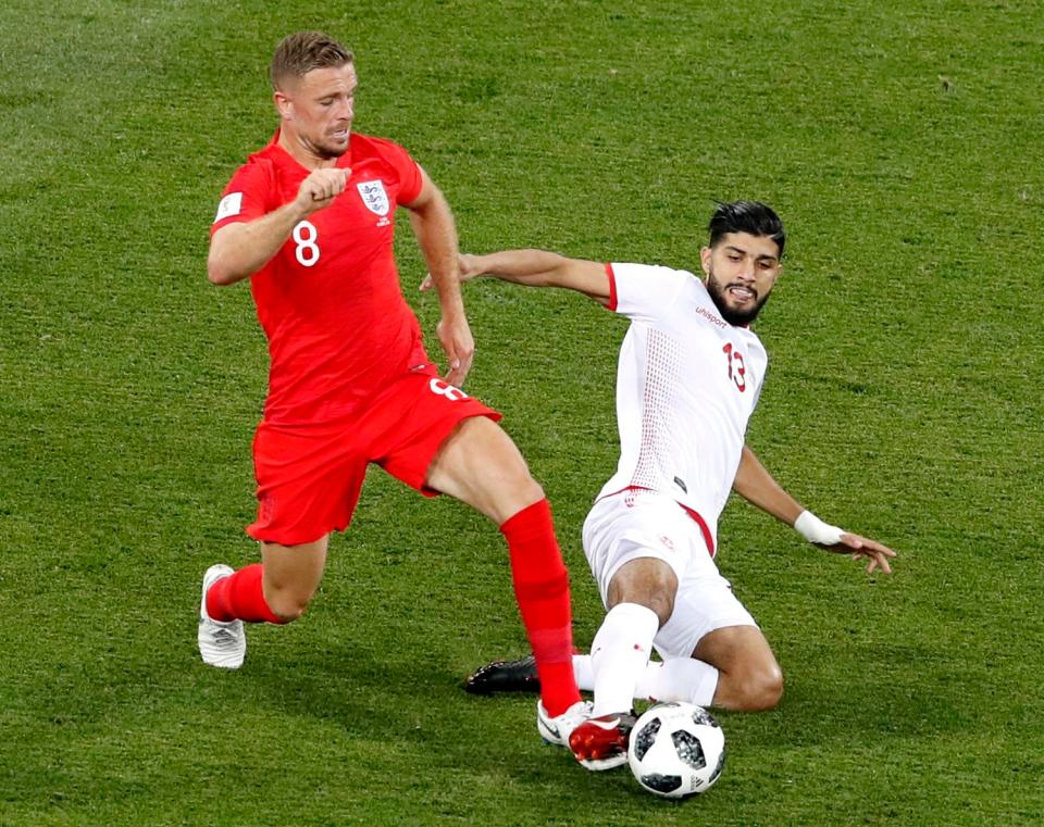 Ferjani Sassi scored Tunisia's only goal against England, from the penalty spot