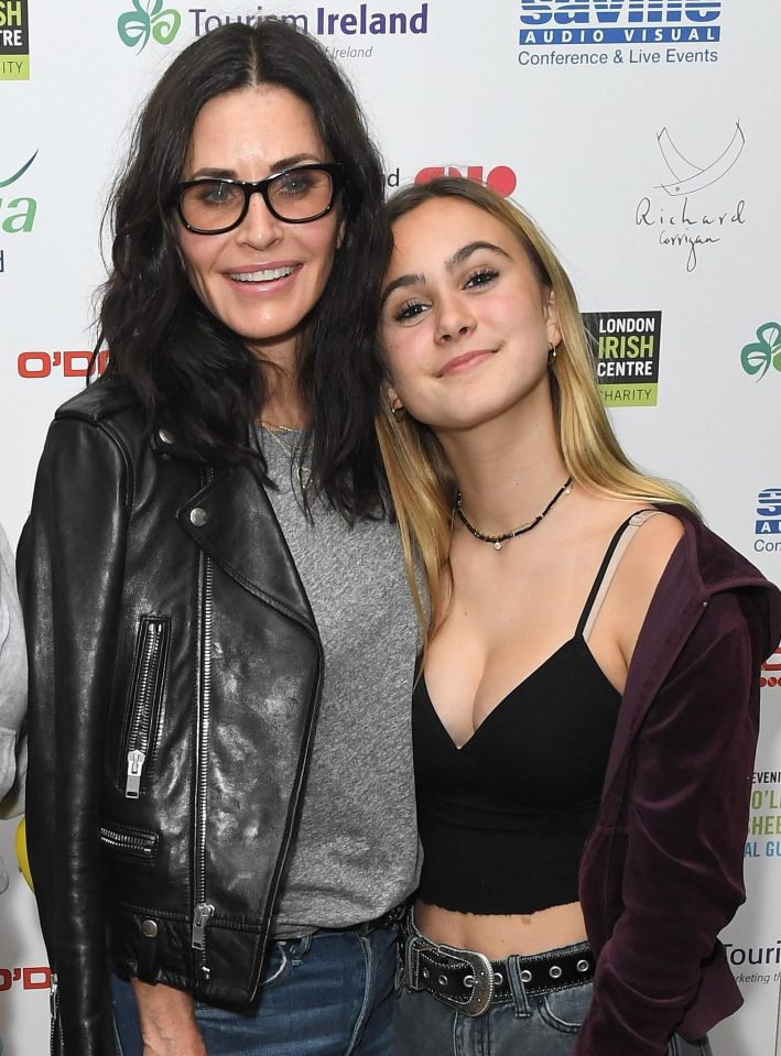  The 54-year-old actress proved she was a 'cool mum' by taking her teenage daughter to the gig