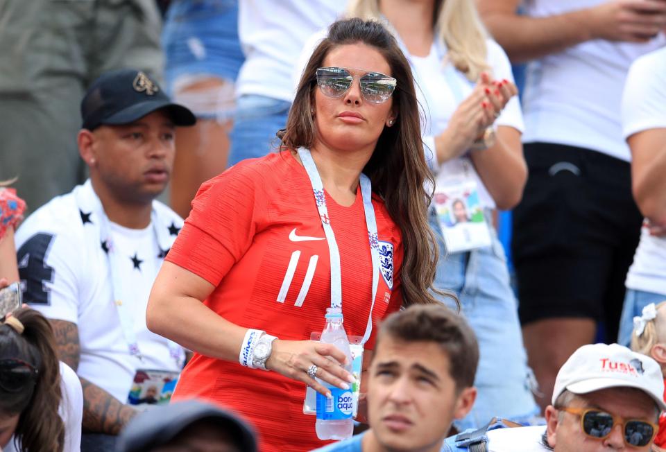 Wife Rebekah is sure to be watching proudly from the stands