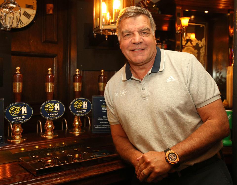 Sam Allardyce might have been sacked by England, but he has still managed to be one of the faces of the World Cup