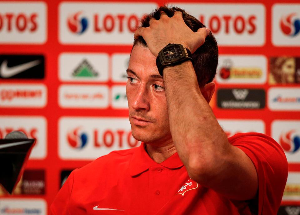 Robert Lewandowski and Poland are heading home after the group stage