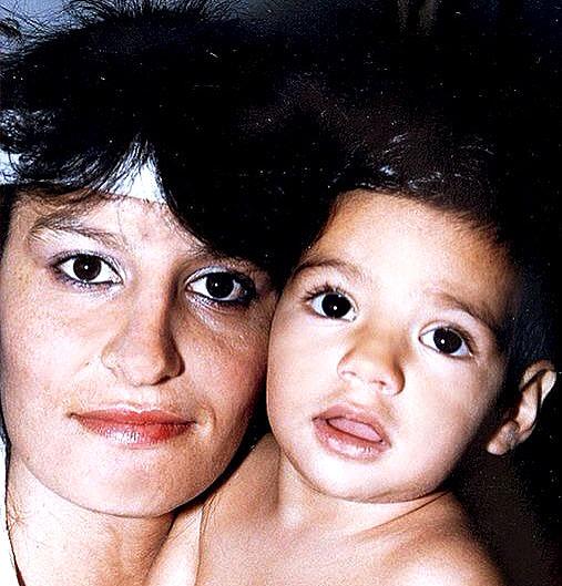  Falcao and mother Carmenza Zarate