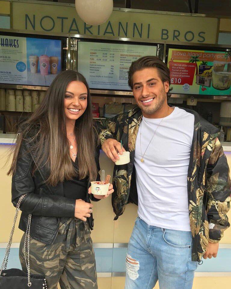 Kem Cetinay and Kendall Rae Knight have been snapped enjoying a second date in her home city of Blackpool
