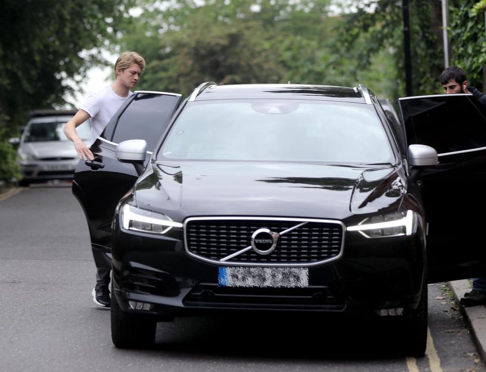  The pair were seen getting into a car after enjoying their traditional English lunch