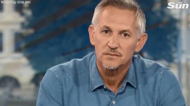 Gary Lineker fought back the tears as he watched a clip of Sir Bobby Robson