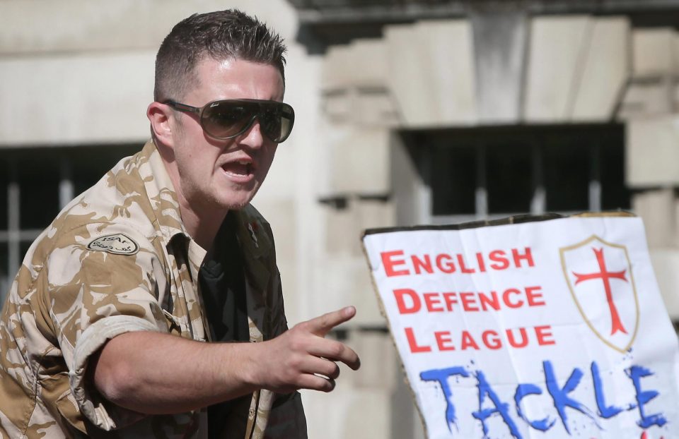 Robinson was jailed for 13 months for contempt of court on May 25, 2018
