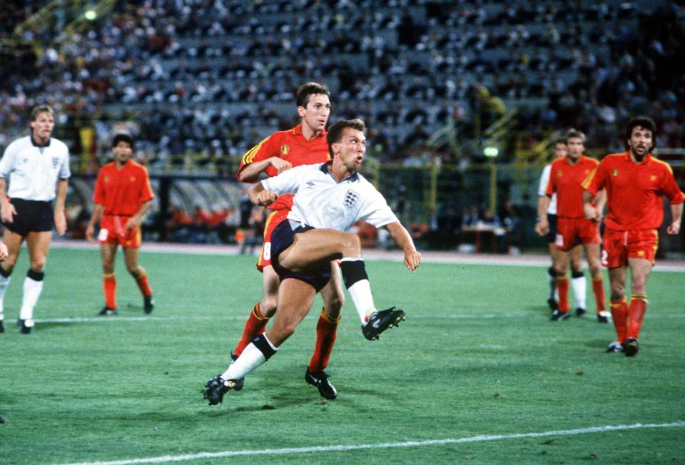 David Platt scored the winner against Belgium at Italia 90