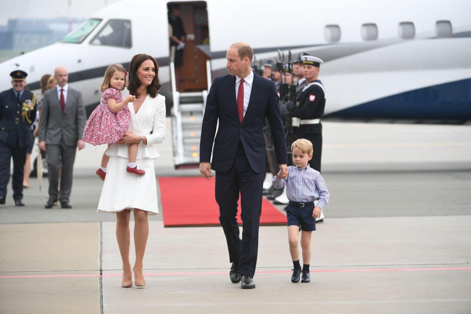  He travels on a plane with his dad now, but that could change