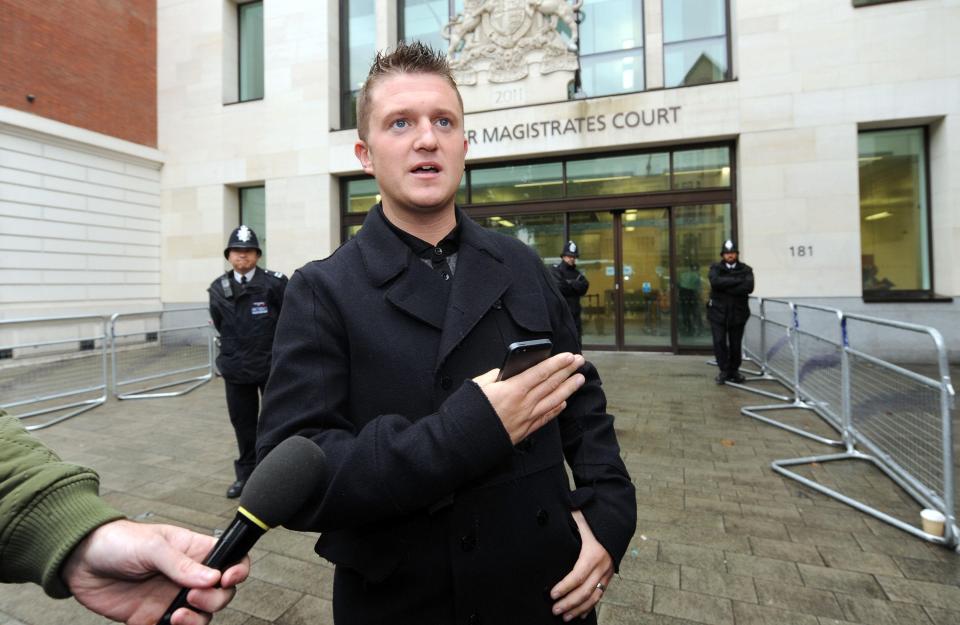  Anti-Islam campaigner Tommy Robinson was imprisoned for 13 months in May