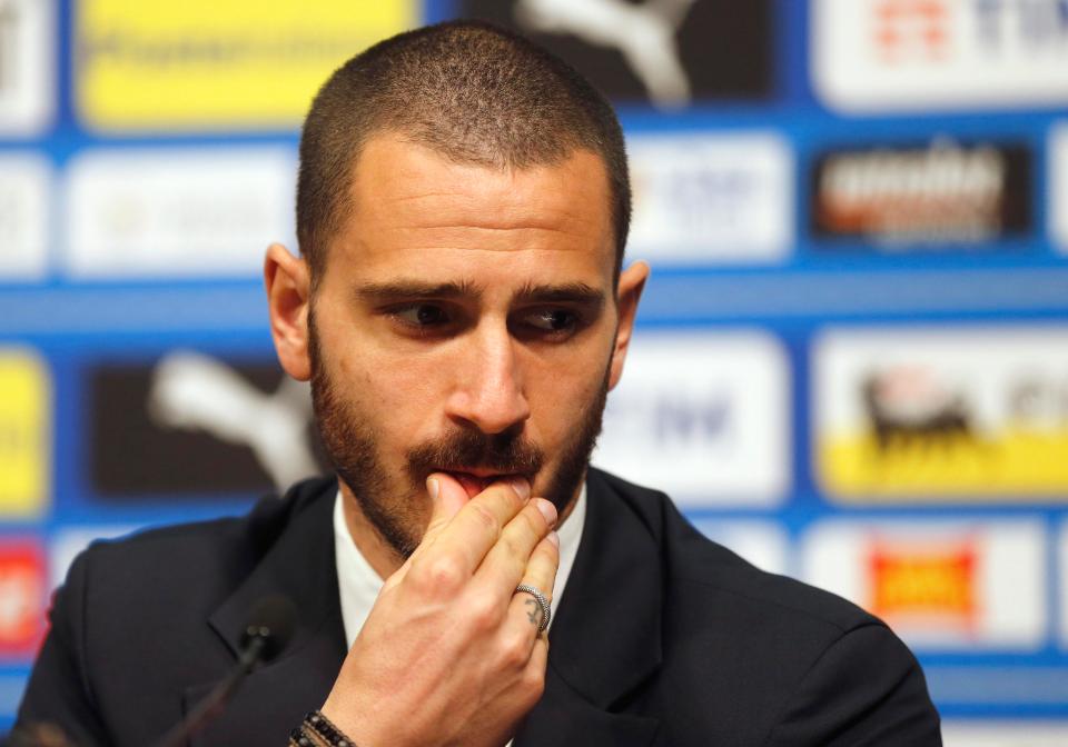 Leonardo Bonucci is reportedly closing in on a move to Paris