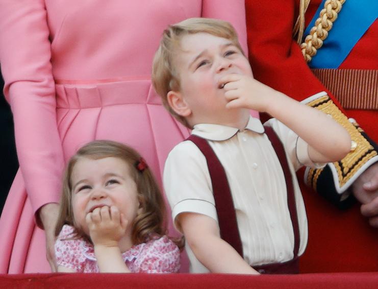  George and his little sister Charlotte will both be banned from taking selfies with their fans