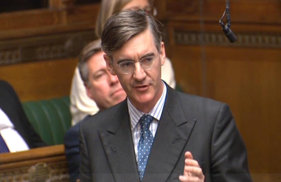  Jacob Rees-Mogg has warned Theresa May not to split up the Tory party