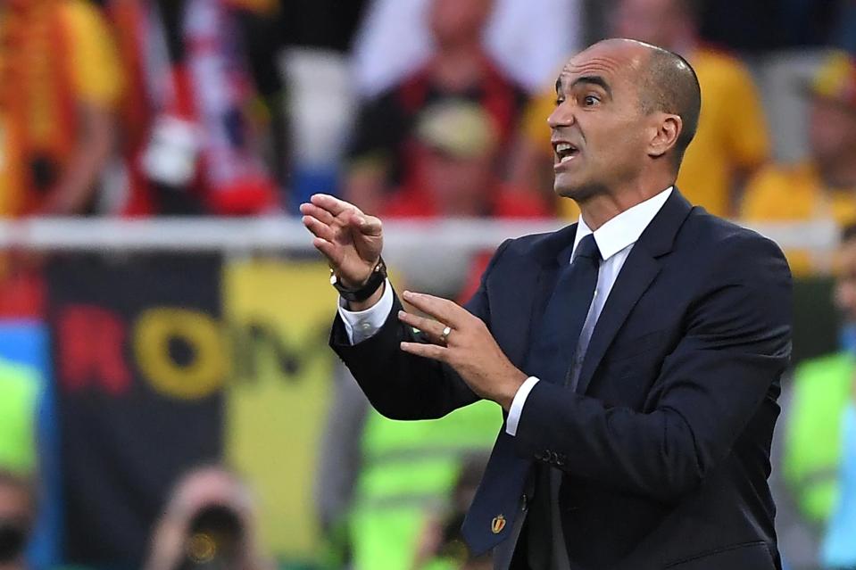  Belgium boss Roberto Martinez is being lined up to take over at Spain