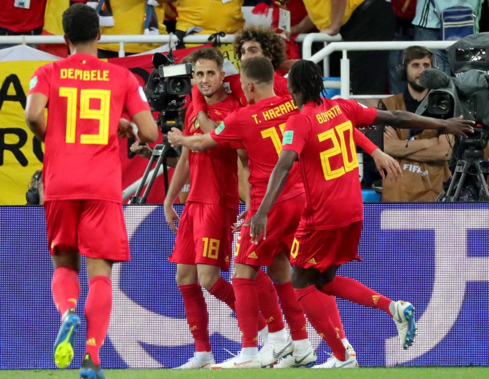  Adnan Januzaj scored the winner as Belgium beat England in the group stages