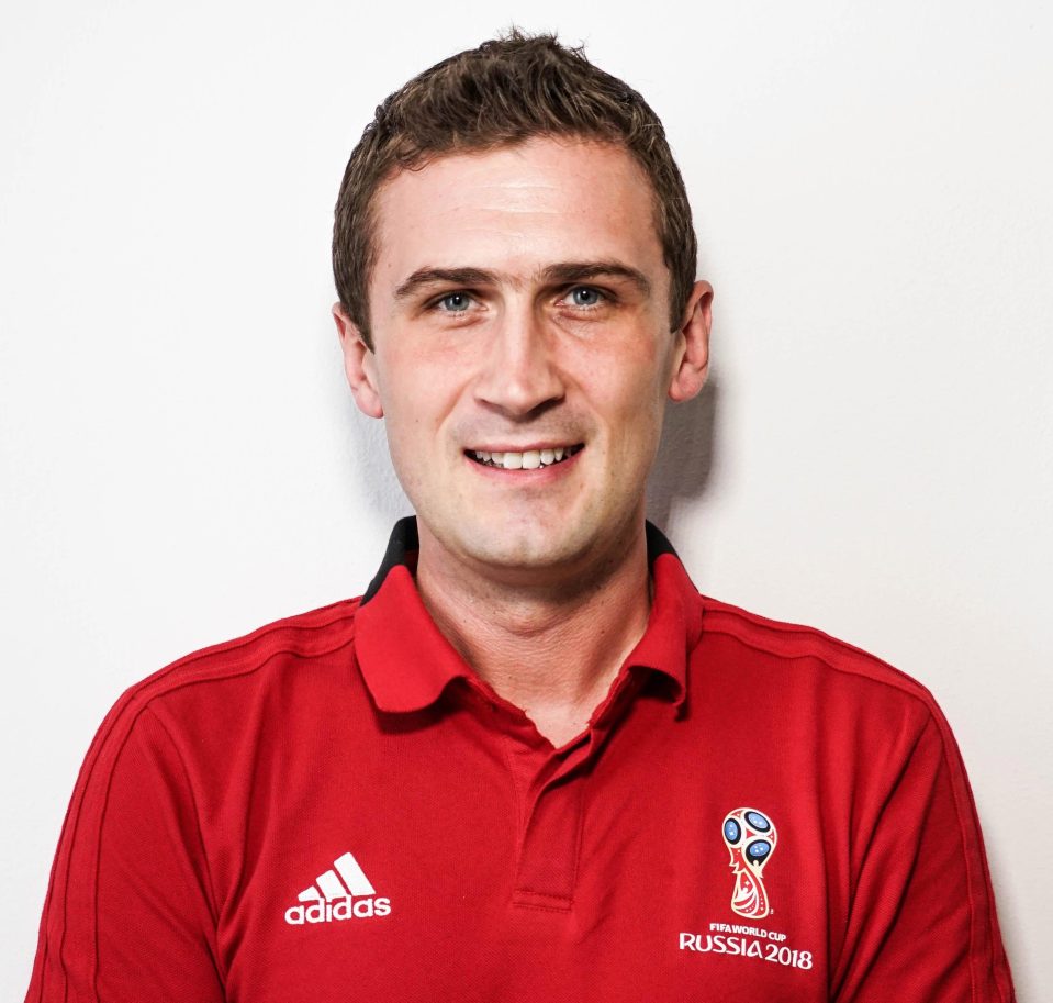  Simon Lount has been named as an official for England's match with Colombia
