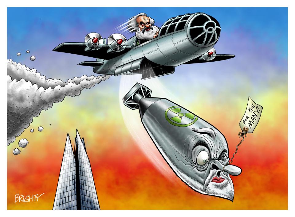  A Jeremy Corbyn election would achieve the same result as a jihadi dirty bomb - leaving the City's economy in ruins