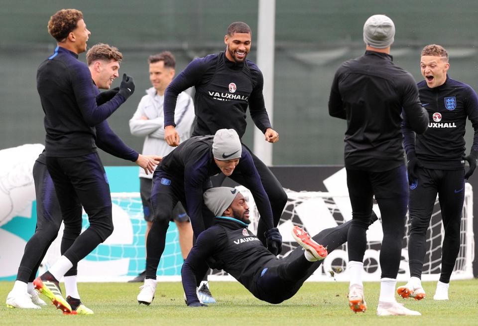  Birthday boy Danny Rose was a victim of a Jamie Vardy prank in training
