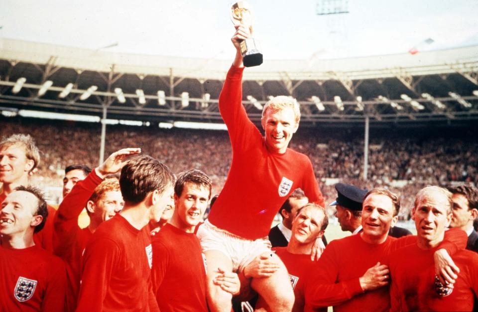  Bryan was there to see England captain Bobby Moore lift the trophy at Wembley in 1966