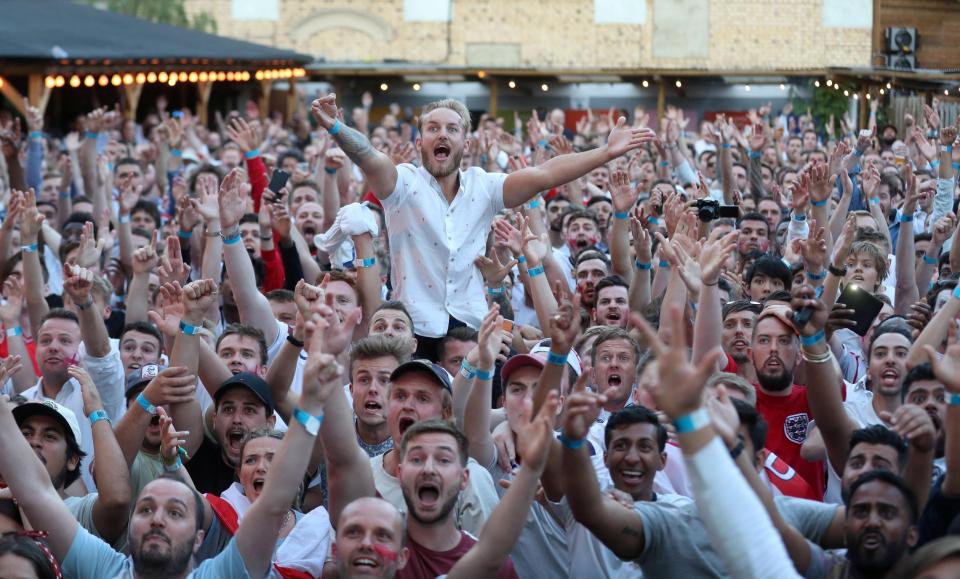And England fans are preparing to hit the booze as they cheer on the Three Lions
