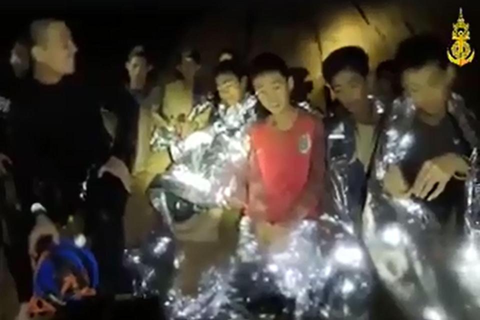  The trapped boys have now been freed from their cave prison, including young England fan Sompong Jaiwong
