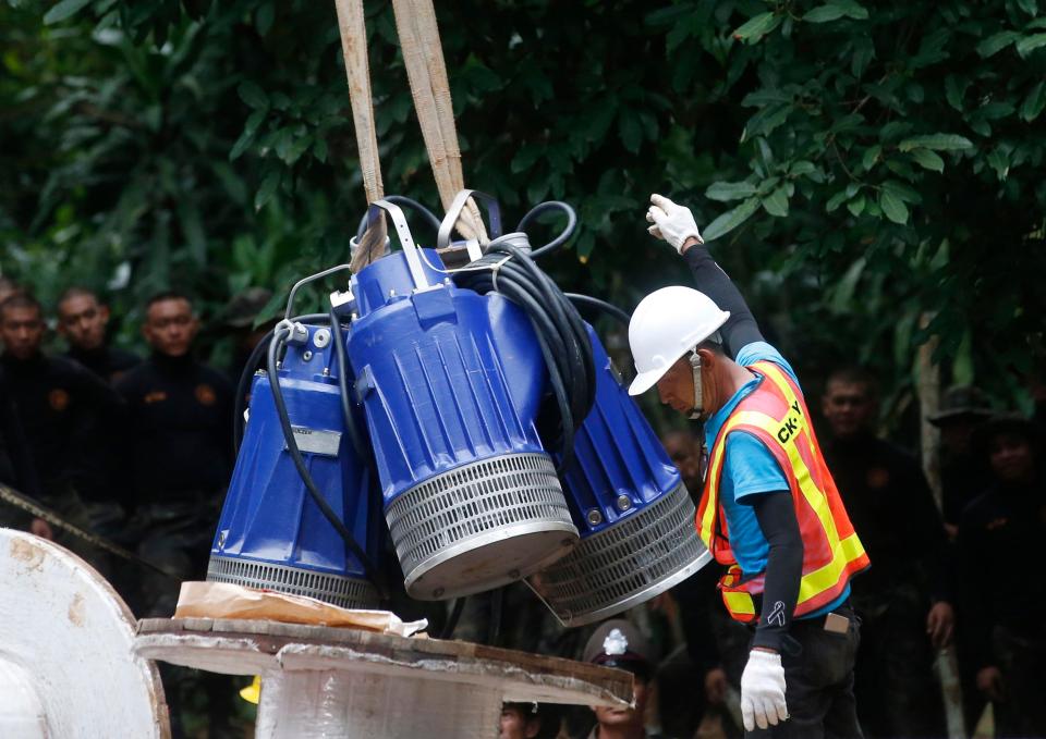 More pumps are brought in to help beat the expected downpours