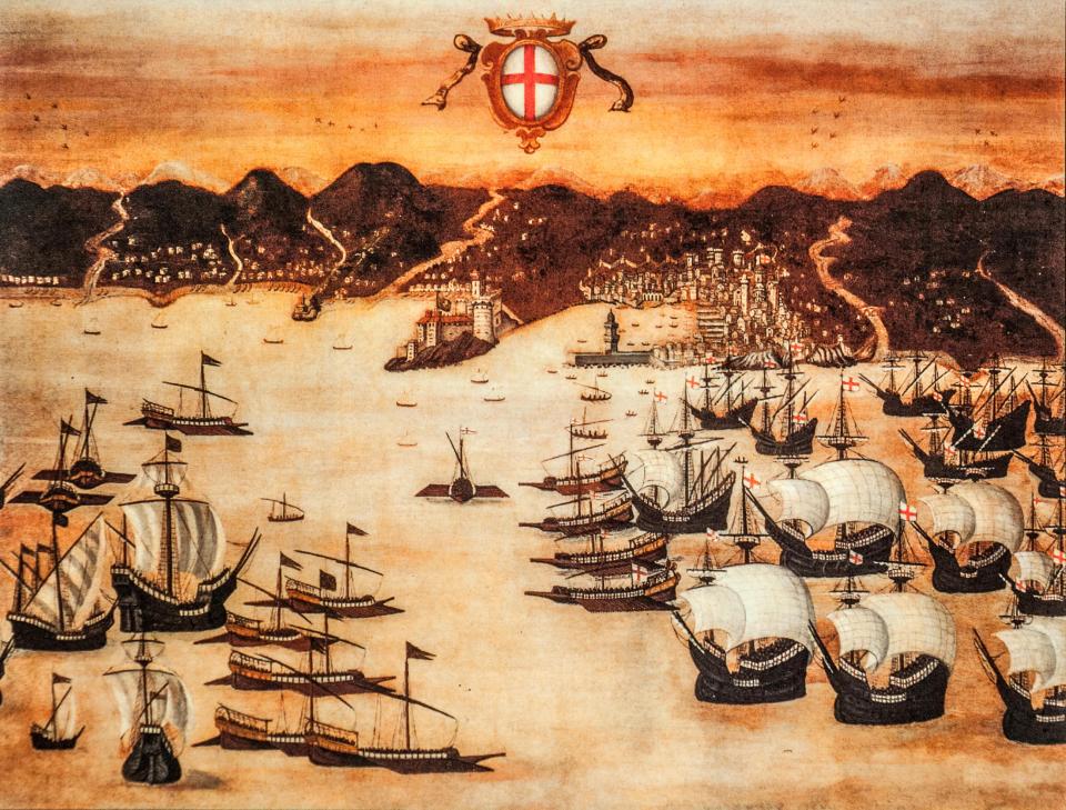 English ships started paying to fly the flag to ward off pirates centuries ago