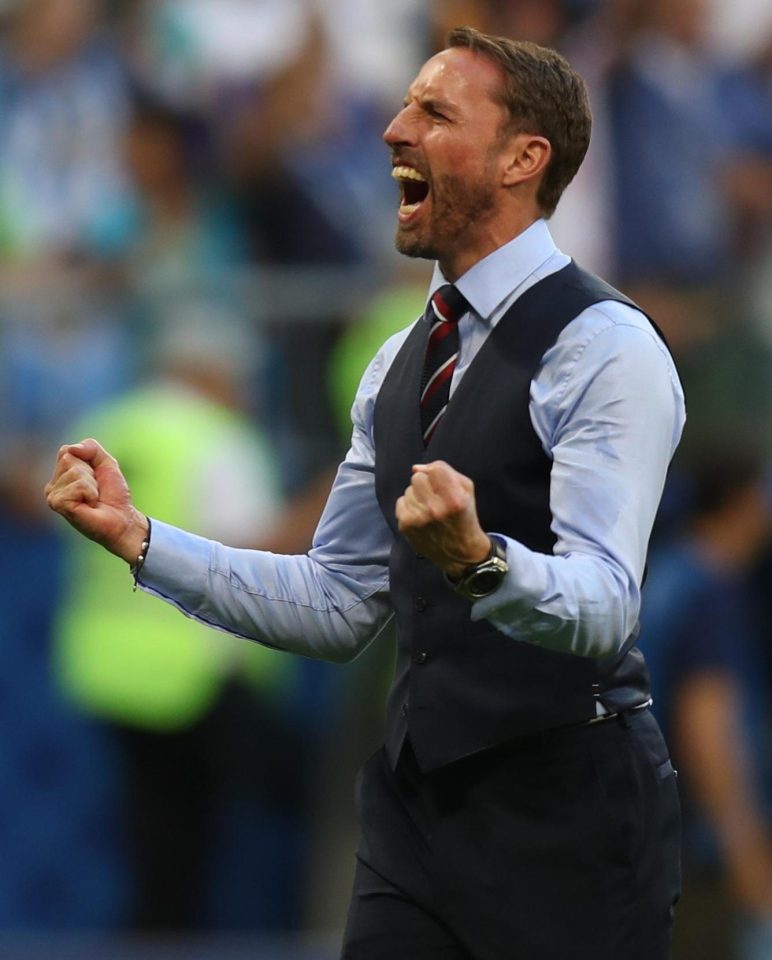 Gareth Southgate has shown passion on the sidelines and panache in his dress sense