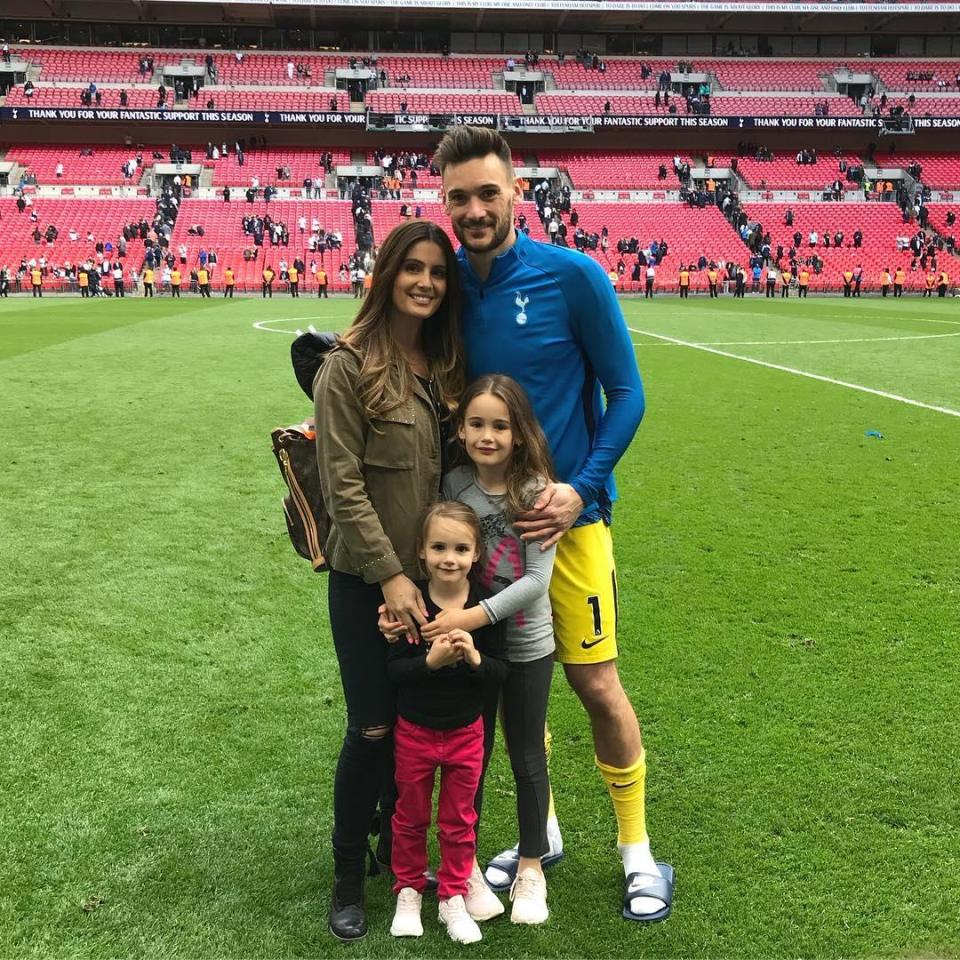  Hugo Lloris' wife Marine, and their two daughters, have been a regular fixture at World Cup matches