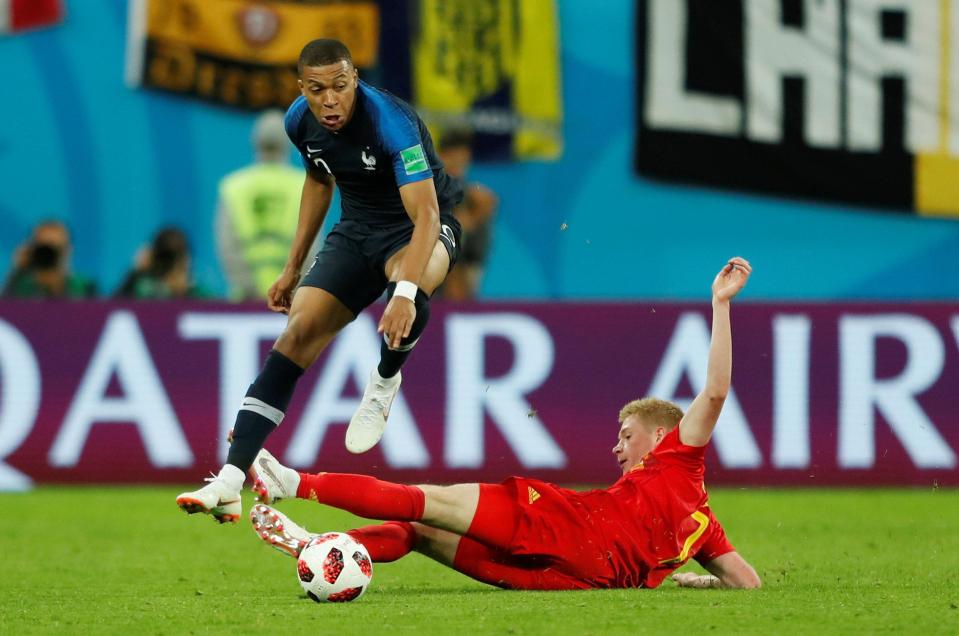 Kylian Mbappe again showed he was the player to watch with brilliant bursts of pace