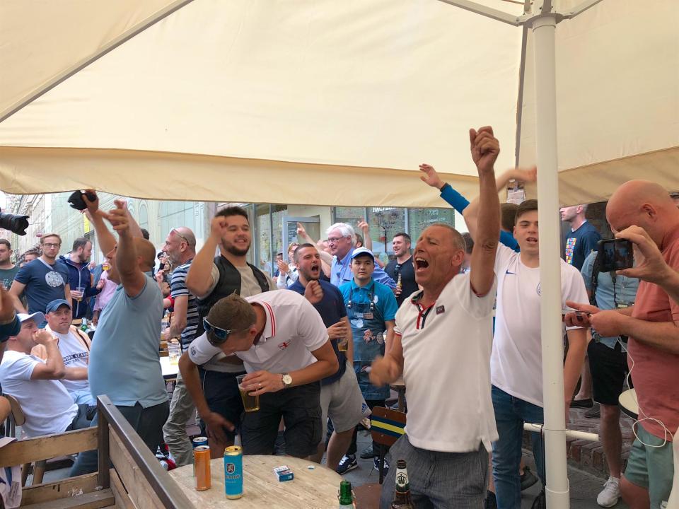  England fans have been arriving in Moscow